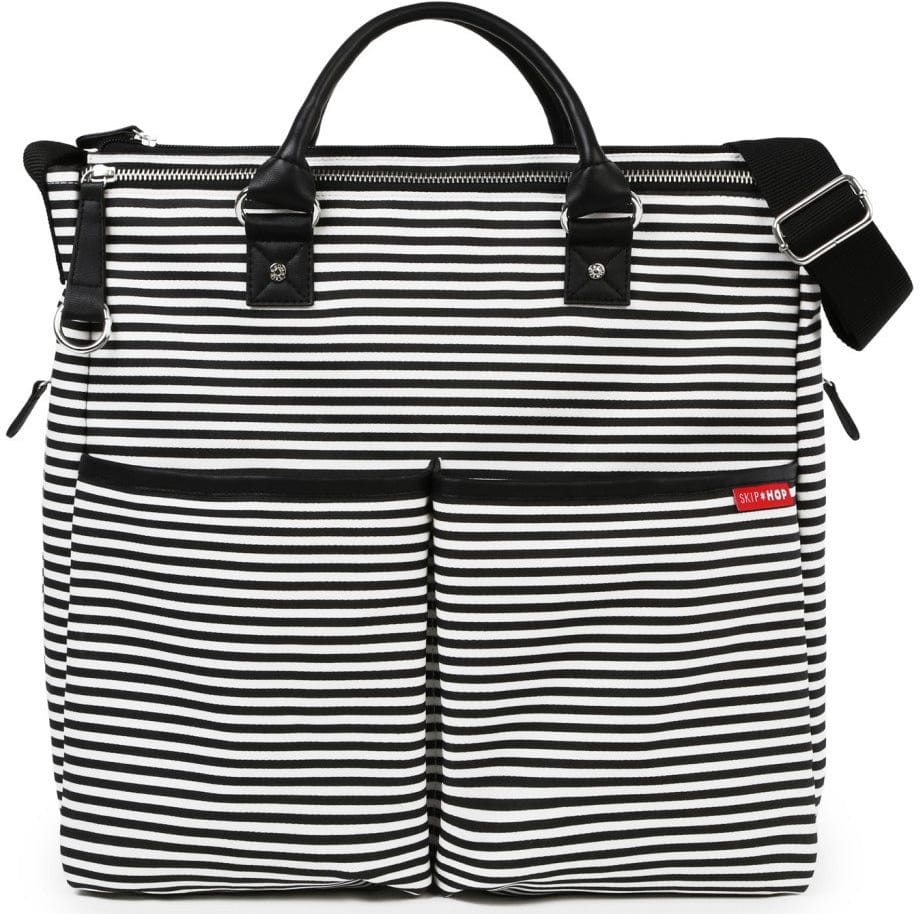 Skip Hop Duo Special Edition Diaper Bag - Black Stripe