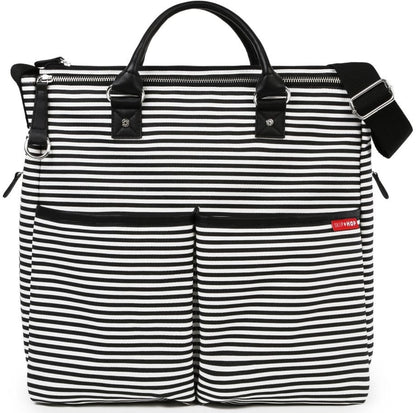 Skip Hop Duo Special Edition Diaper Bag - Black Stripe