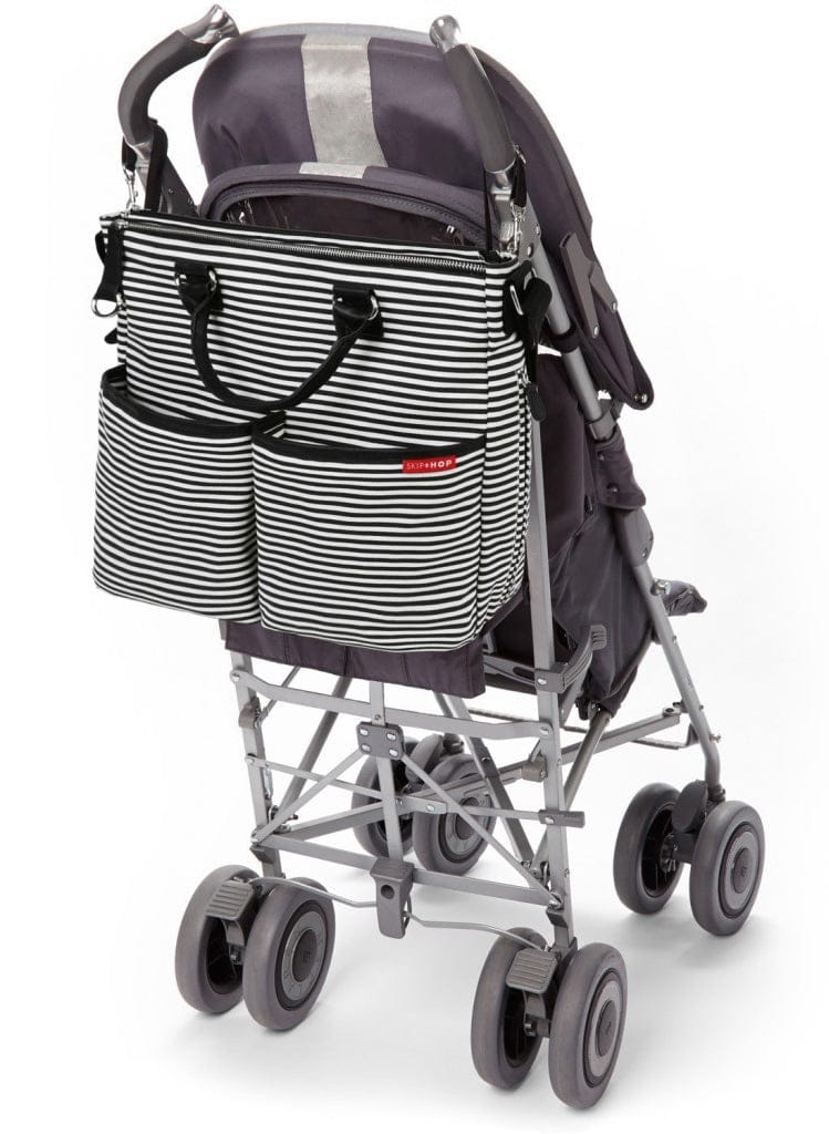 Skip Hop Duo Special Edition Diaper Bag - Black Stripe
