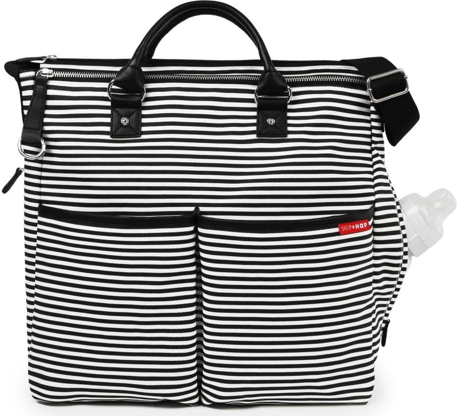 Skip Hop Duo Special Edition Diaper Bag - Black Stripe