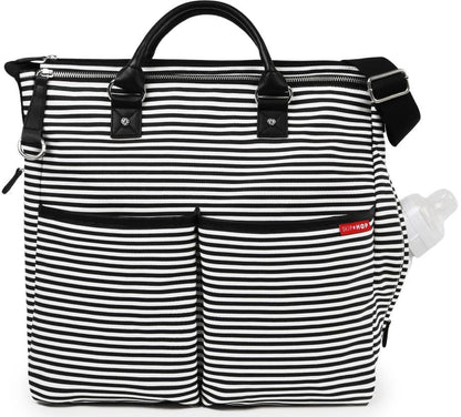 Skip Hop Duo Special Edition Diaper Bag - Black Stripe