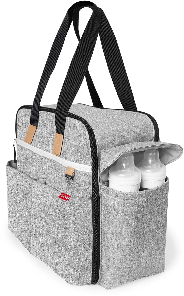 Skip Hop Duo Weekender Diaper Bag - Grey Melange - 201400