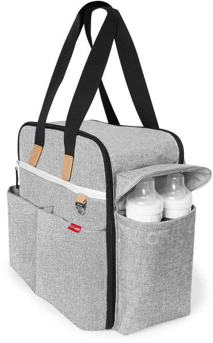 Skip Hop Duo Weekender Diaper Bag - Grey Melange - 201400