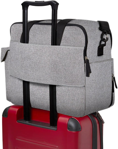 Skip Hop Duo Weekender Diaper Bag - Grey Melange - 201400