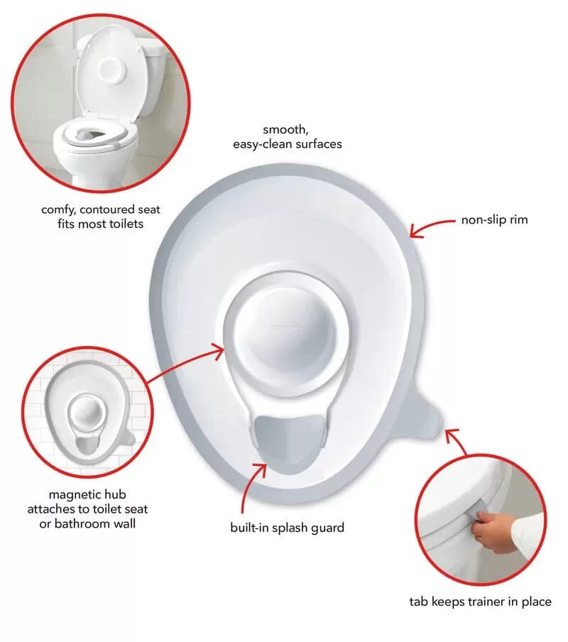 Skip Hop Easy-Store Toilet Trainer - White - 9G882010