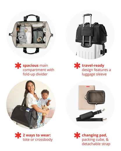 Skip Hop Endless Weekender Diaper Bag - Black - 9O260510