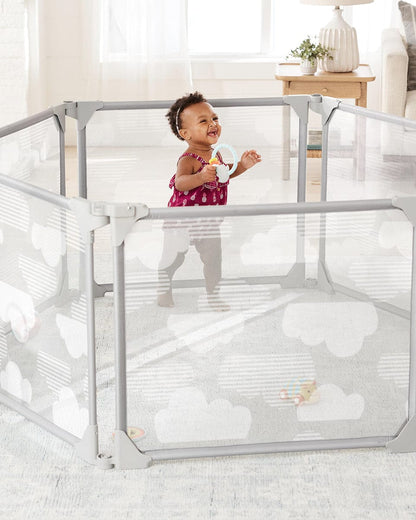 Skip Hop Expandable Enclosure - Grey Clouds - 9O182410
