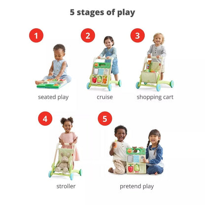 Skip Hop Farmstand Grow Along 5-in-1 Activity Baby Walker - Green - 9R257710