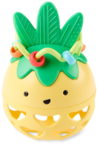 Skip Hop Farmstand Roll-Around Pineapple Rattle Baby Toy - 9O293410