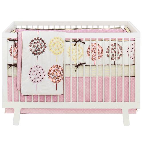 Skip Hop Flower Burst 4 Piece Crib Bedding Set
