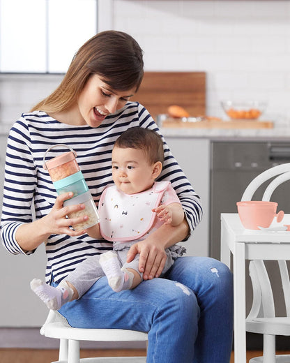 Skip Hop Formula to Food Container - Soft Teal / Coral - 9H497510