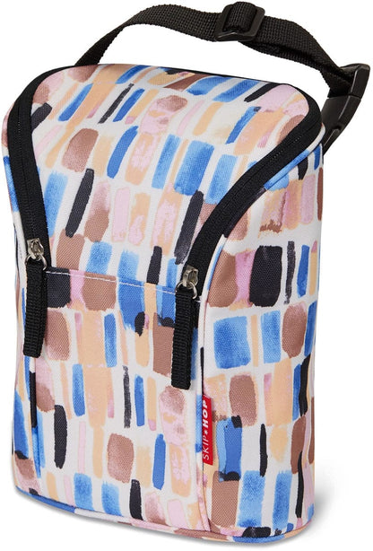 Skip Hop Grab & Go Double Bottle Bag - Brush Stroke - 205314