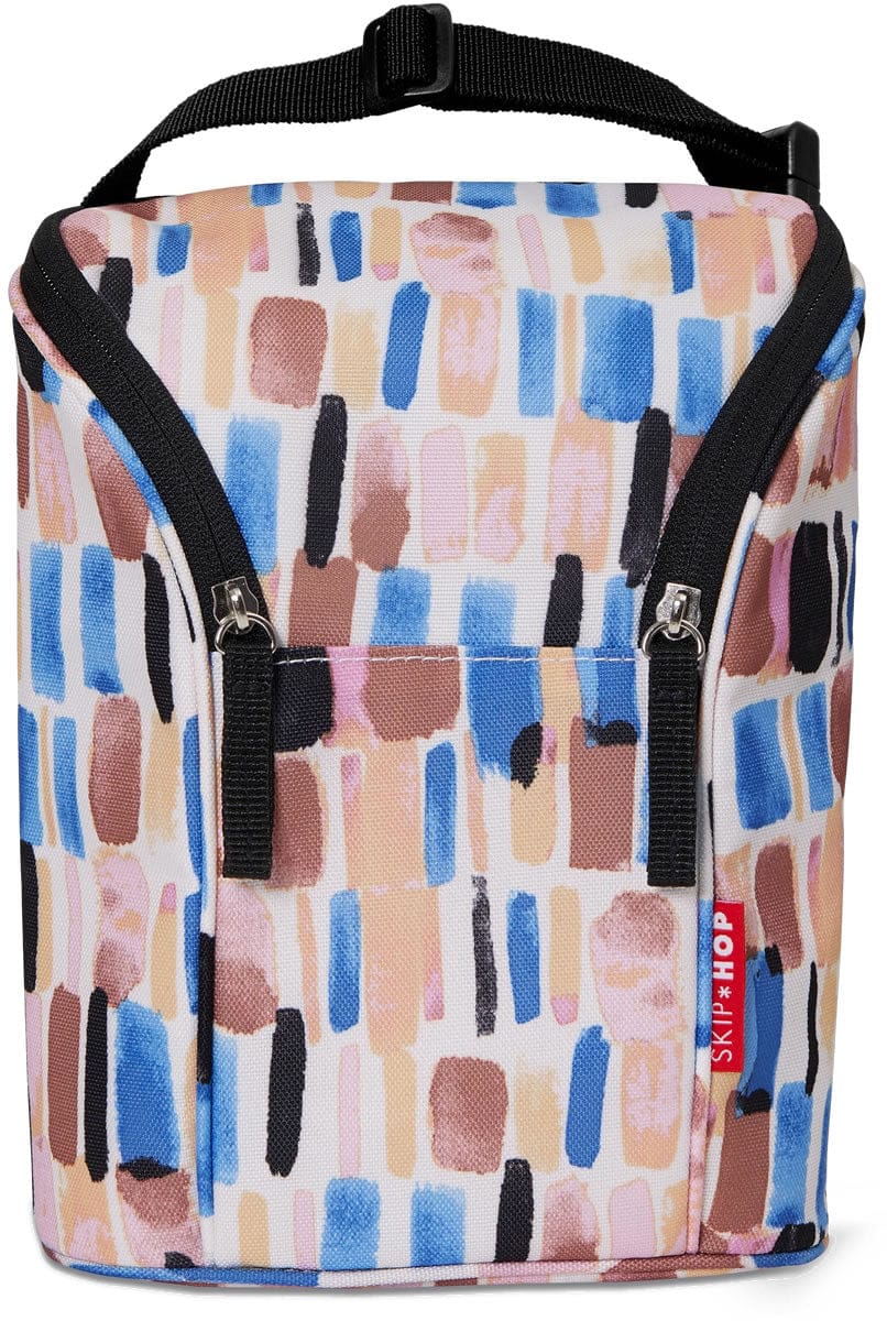 Skip Hop Grab & Go Double Bottle Bag - Brush Stroke - 205314
