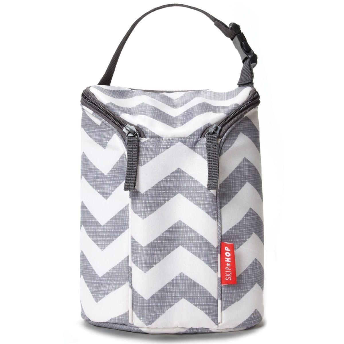 Skip Hop Grab & Go Double Bottle Bag - Chevron