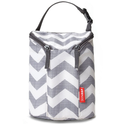 Skip Hop Grab & Go Double Bottle Bag - Chevron
