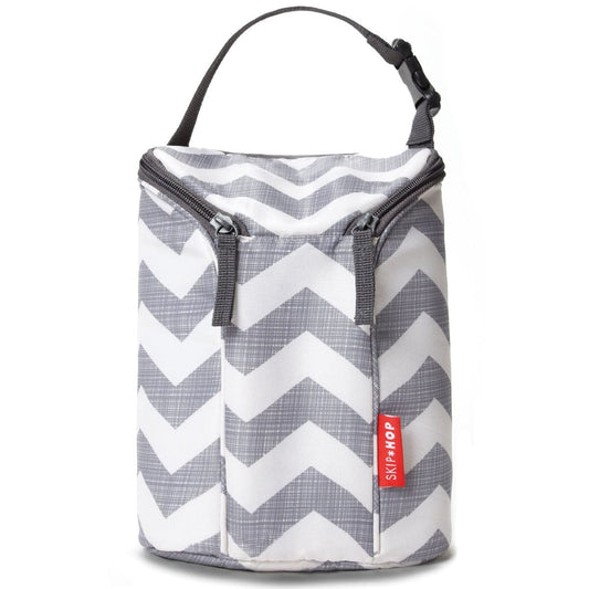 Skip Hop Grab & Go Double Bottle Bag - Chevron - 205301