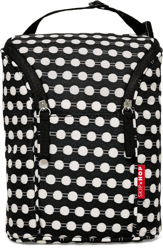 Skip Hop Grab & Go Double Bottle Bag - Connected Dots - 205305