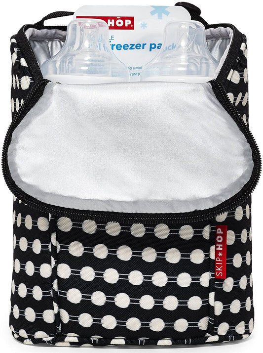 Skip Hop Grab & Go Double Bottle Bag - Connected Dots - 205305