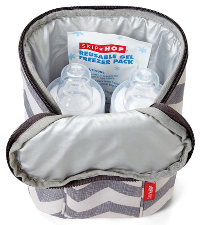 Skip Hop Grab & Go Double Bottle Bag - Hearts - 205306