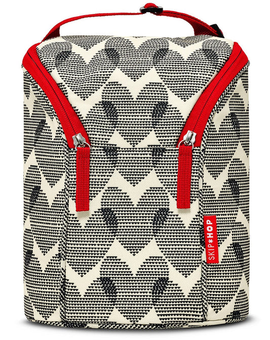 Skip Hop Grab & Go Double Bottle Bag - Hearts - 205306