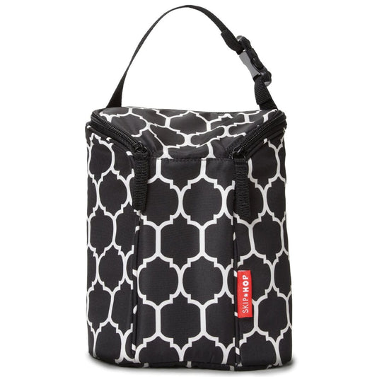 Skip Hop Grab & Go Double Bottle Bag - Onyx Tile - 205300