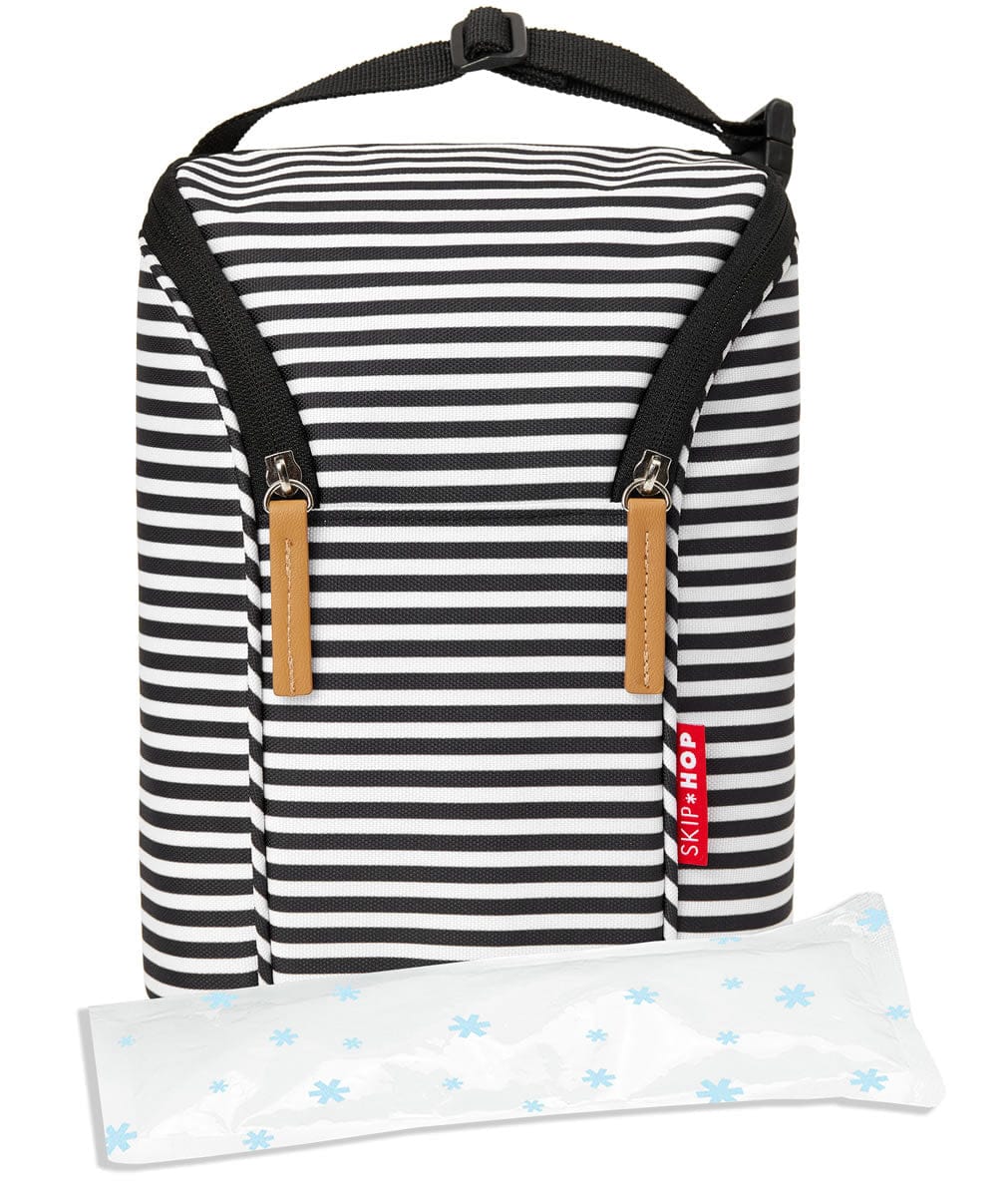 Skip Hop Grab & Go Double Bottle Bag - Stripe - 205316