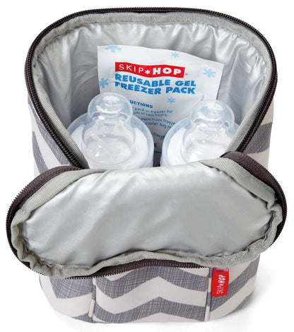 Skip Hop Grab & Go Double Bottle Bag - Triangles - 205307
