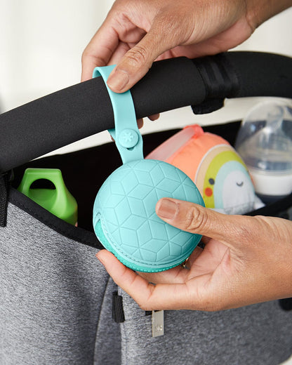 Skip Hop Grab & Go Silicone Pacifier Holder - Teal - 9J600410