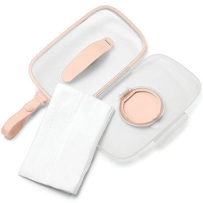 Skip Hop Grab & Go Snug Seal Wipes Case - Blush