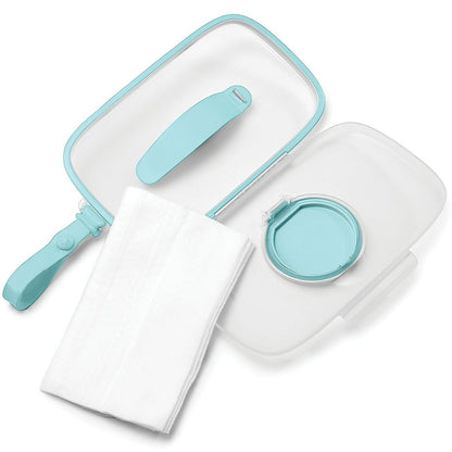 Skip Hop Grab & Go Snug Seal Wipes Case - Light Teal