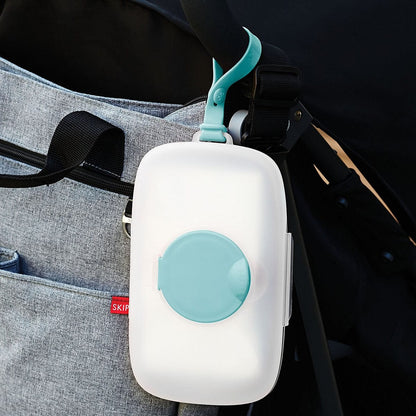 Skip Hop Grab & Go Snug Seal Wipes Case - Light Teal