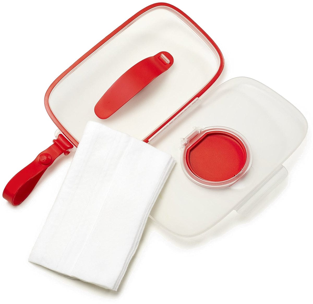 Skip Hop Grab & Go Snug Seal Wipes Case - Red