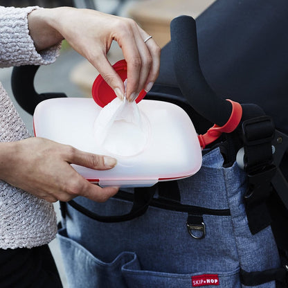 Skip Hop Grab & Go Snug Seal Wipes Case - Red