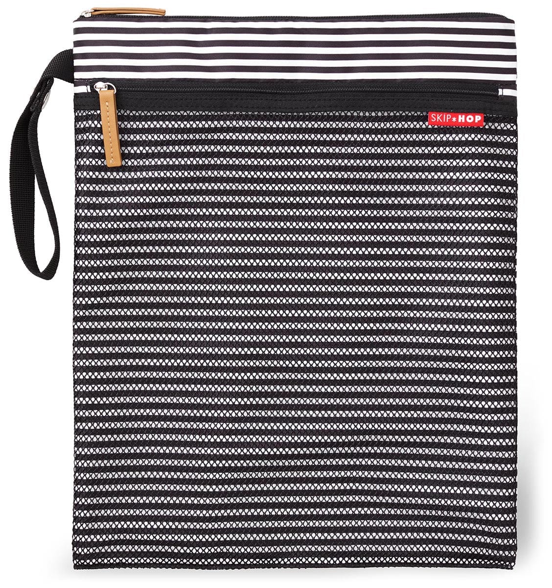 Skip Hop Grab & Go Wet/Dry BagÊ- Black/White Stripe - 205017