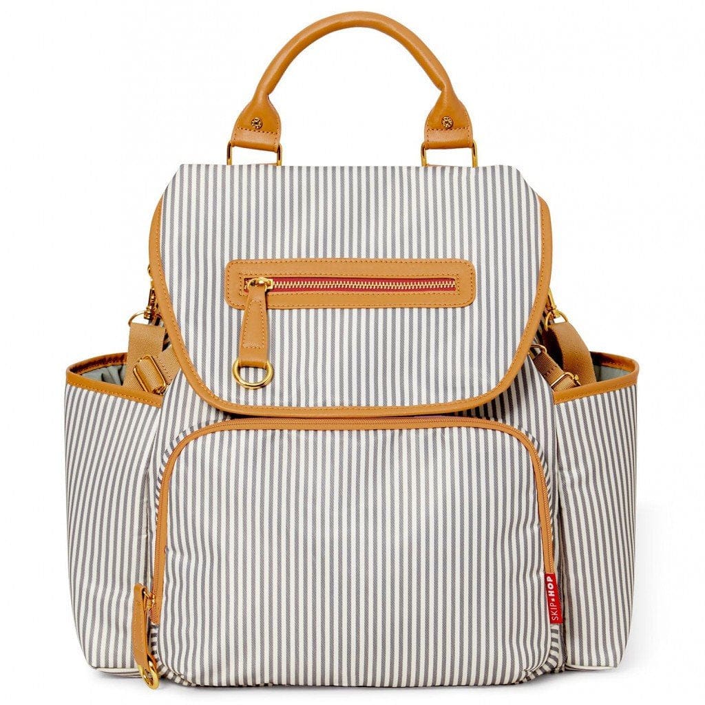 Skip Hop Grand Central Take-It-All Backpack Diaper Bag  - French Stripe