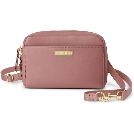 Skip Hop Greenwich Convertible Hip Pack Diaper Bag - Dusty Rose - 200609