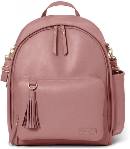 Skip Hop Greenwich Simply Chic Backpack Diaper Bag  - Dusty Rose