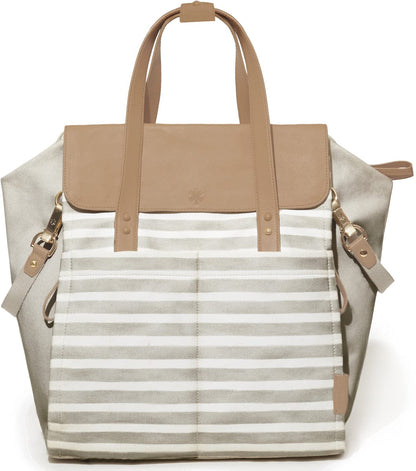 Skip Hop Highline Convertible Backpack Diaper Bag - Oyster Stripe