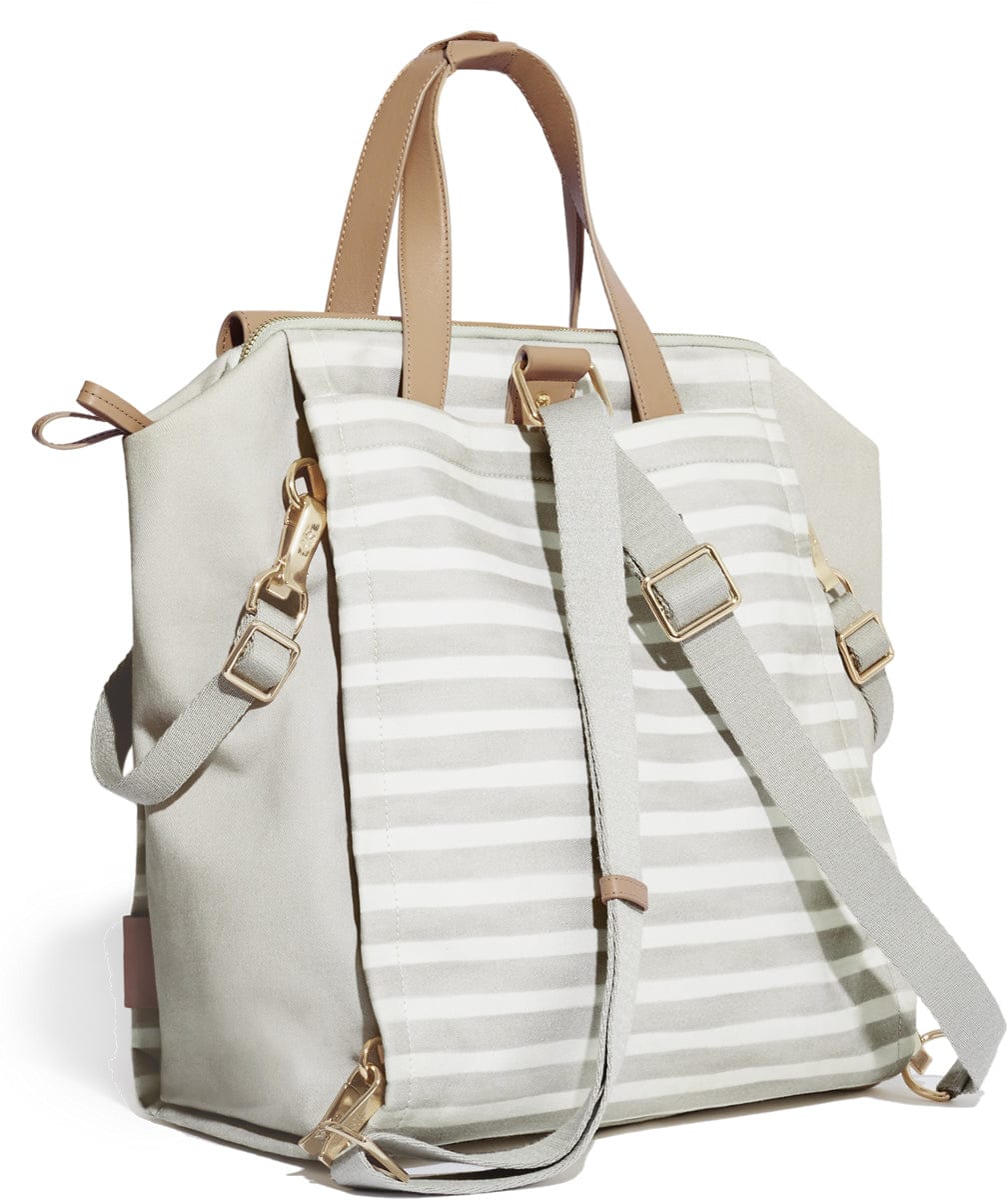 Skip Hop Highline Convertible Backpack Diaper Bag - Oyster Stripe