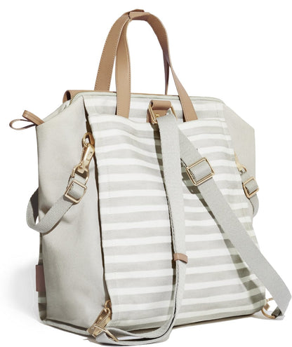Skip Hop Highline Convertible Backpack Diaper Bag - Oyster Stripe
