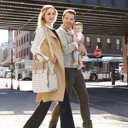 Skip Hop Highline Convertible Backpack Diaper Bag - Oyster Stripe