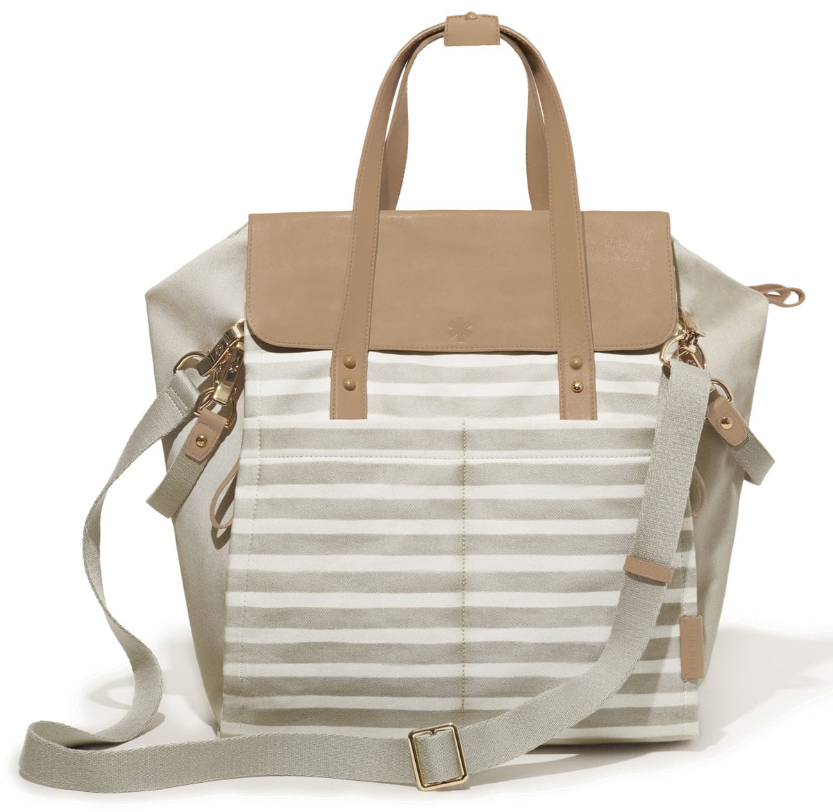 Skip Hop Highline Convertible Backpack Diaper Bag - Oyster Stripe