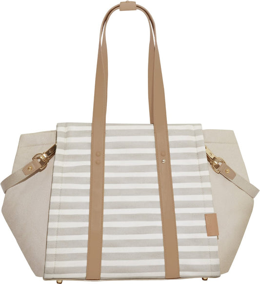 Skip Hop Highline Tote Diaper Bag - Oyster Stripe - 200576