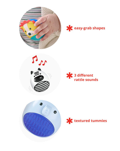 Skip Hop Jungle Beats Egg Shaker Set - 9Q330410