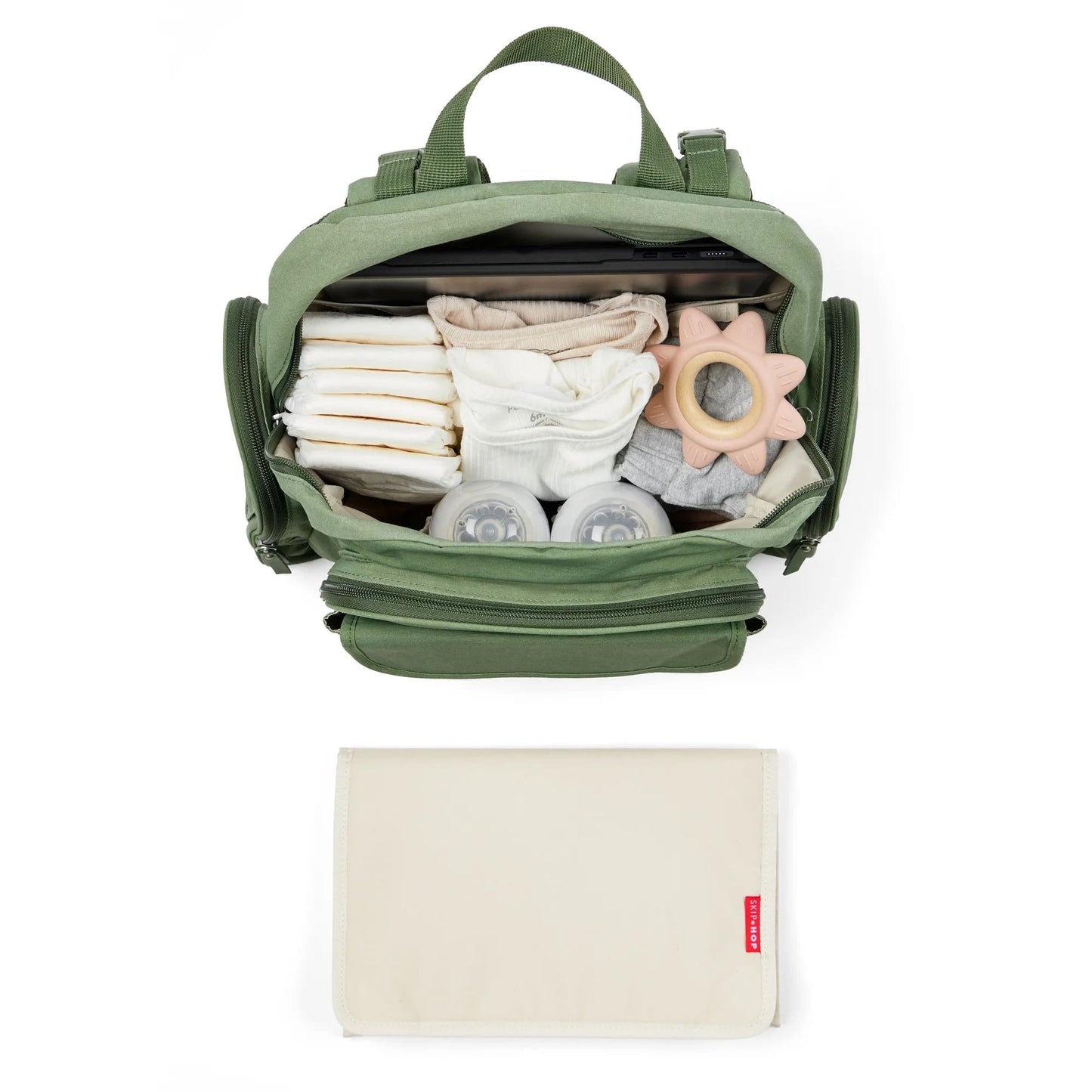 Skip Hop Luna Backpack Diaper Bag - Sage - 9U421910
