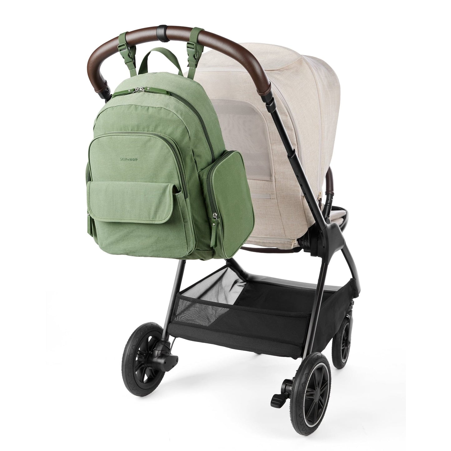 Skip Hop Luna Backpack Diaper Bag - Sage - 9U421910