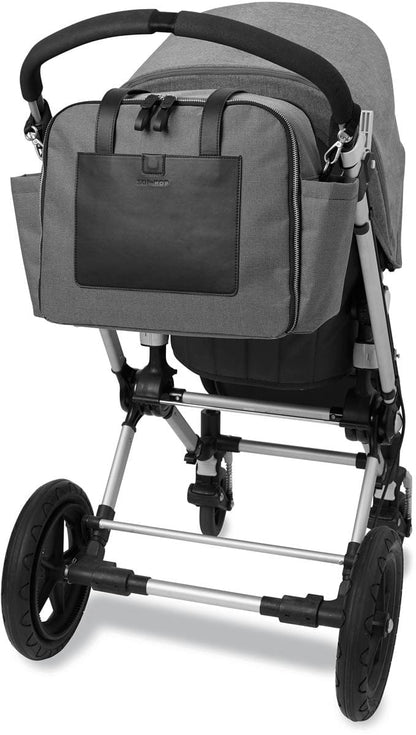 Skip Hop Madison Square Diaper Tote - Black/White Grid - 200901