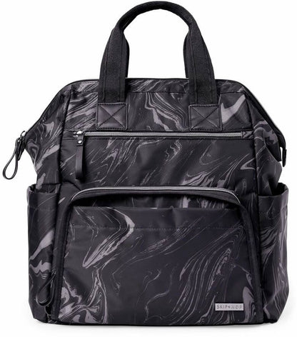 Skip Hop Mainframe Backpack Diaper Bag  - Black Marble