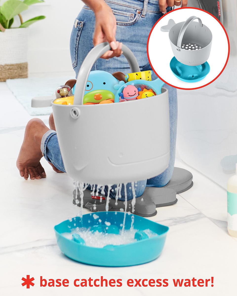Skip Hop MOBY Fun-Filled Bath Toy Bucket Gift Set - 9O296010