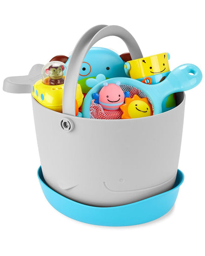 Skip Hop MOBY Fun-Filled Bath Toy Bucket Gift Set - 9O296010